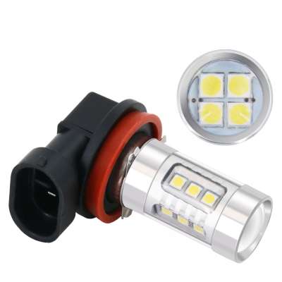 2019 China Supply H4 H8/h11 16smd 3030 Auto Bulb 10-30v For Car Motorcycle Led Fog Lights SX042