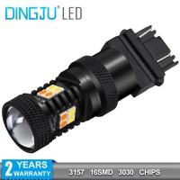 Competitive Price 405LM 6.3W 10-30V Led 3030 16SMD Dual Color Auto Brake Light 1157 3157 7443 Car Tail Turn Signal Light DJ037